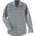 thumbnail image 1 of Tallia Mens Plaid Ls Button Up Shirt, Blue, X-Small, 1 of 1