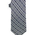 thumbnail image 1 of Tallia Mens Plaid Self-tied Necktie, Blue, One Size, 1 of 1
