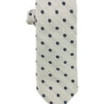 thumbnail image 1 of Tallia Mens Polka Dot Self-tied Necktie, Beige, One Size, 1 of 1