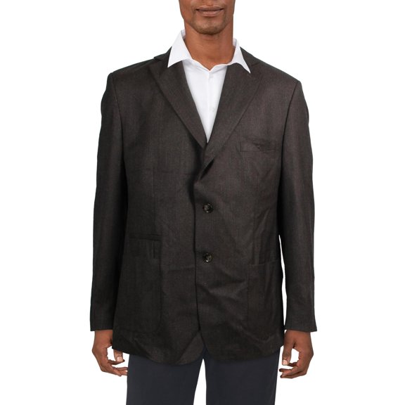 Tallia Mens Slim Wool Suit Separate Jacket 40 Regular Brown Blazer - NWT $425