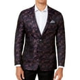 thumbnail image 1 of Tallia Mens Slim-Fit Two Button Blazer Jacket, Purple, 48 Regular, 1 of 2