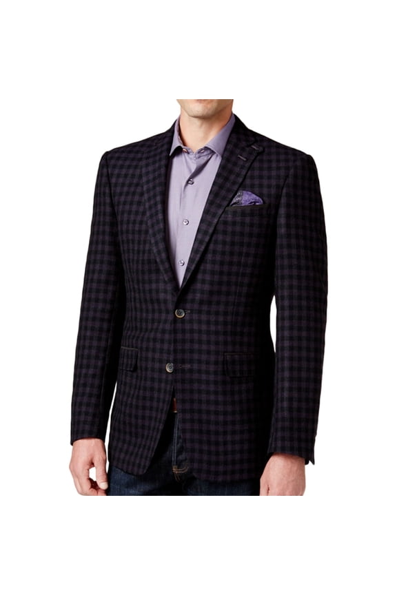 Mens Featured Sport Coat, Black, 36 Short