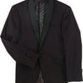 thumbnail image 1 of Tallia Mens Twill Two Button Blazer Jacket, Red, 40 Short, 1 of 2