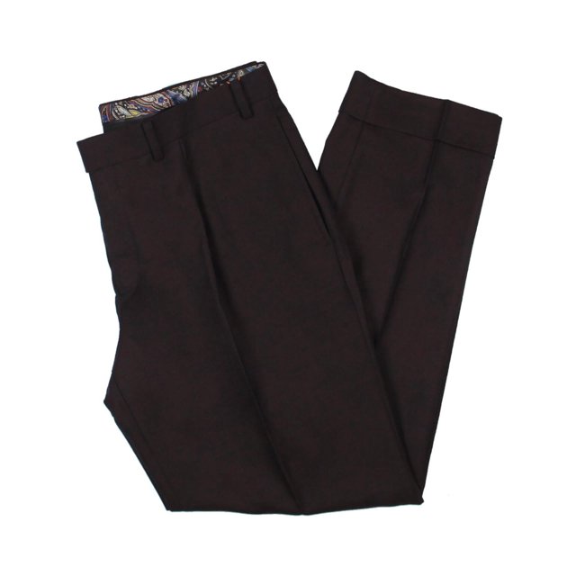 Tallia Mens Vanden Wool Cuffed Suit Pants