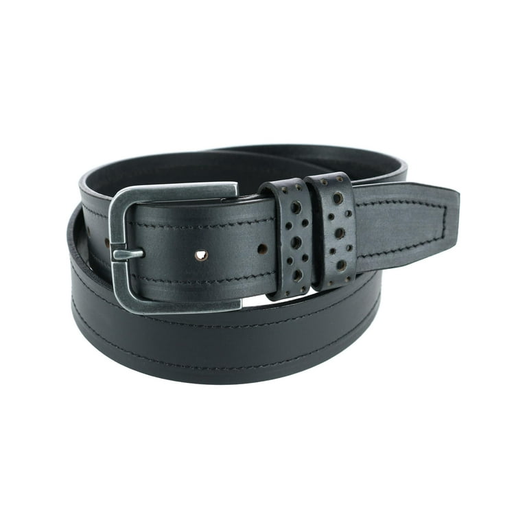 Tallia Perforated Keeper Belt Men