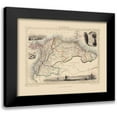 thumbnail image 1 of Tallis 14x12 Black Modern Framed Museum Art Print Titled - Venezuela New Granada Ecuador Guyana - Tallis 1851, 1 of 5