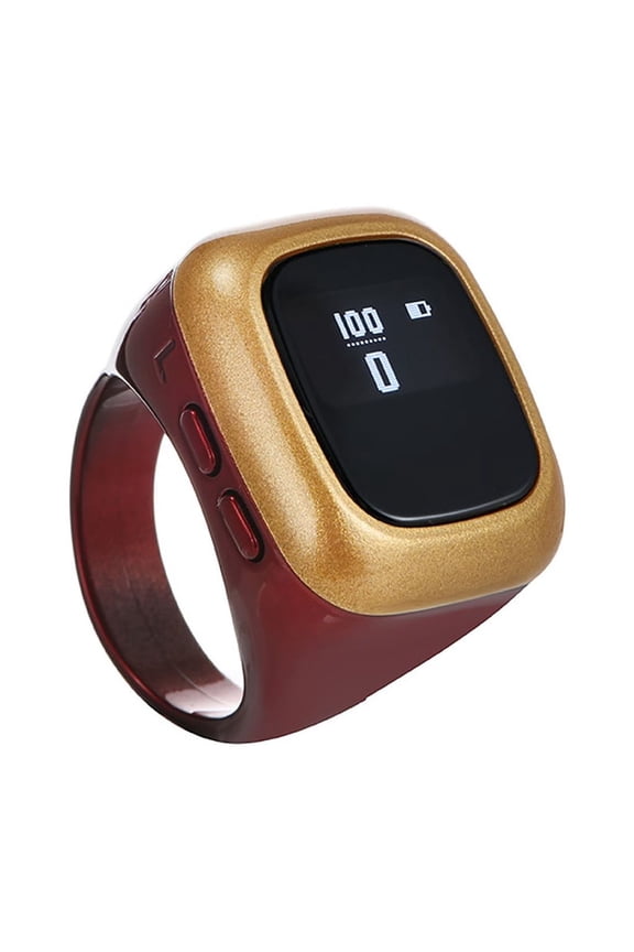 Tally Counter Finger Ring Digital Time Reminder OLED Display Screen