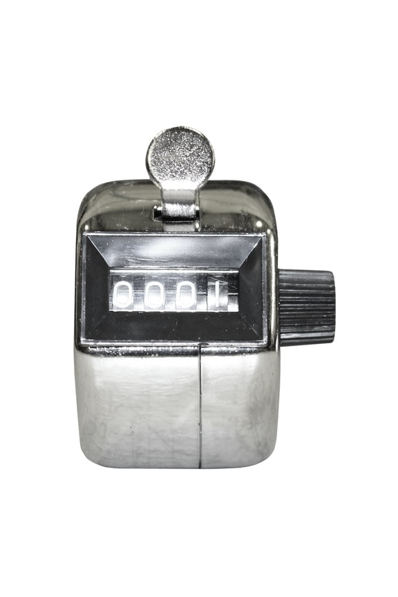 Tally Counter Handheld, Mechanical Clicker with Finger Ring for Boxing, Track, Golf, Soccer, Walking, Carrom, and More Activities