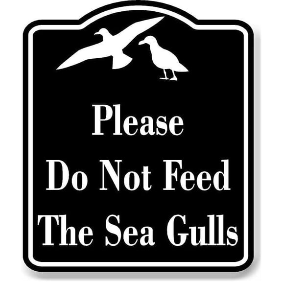 Tally Ho BLACK Aluminum Composite Sign, 20"x24"