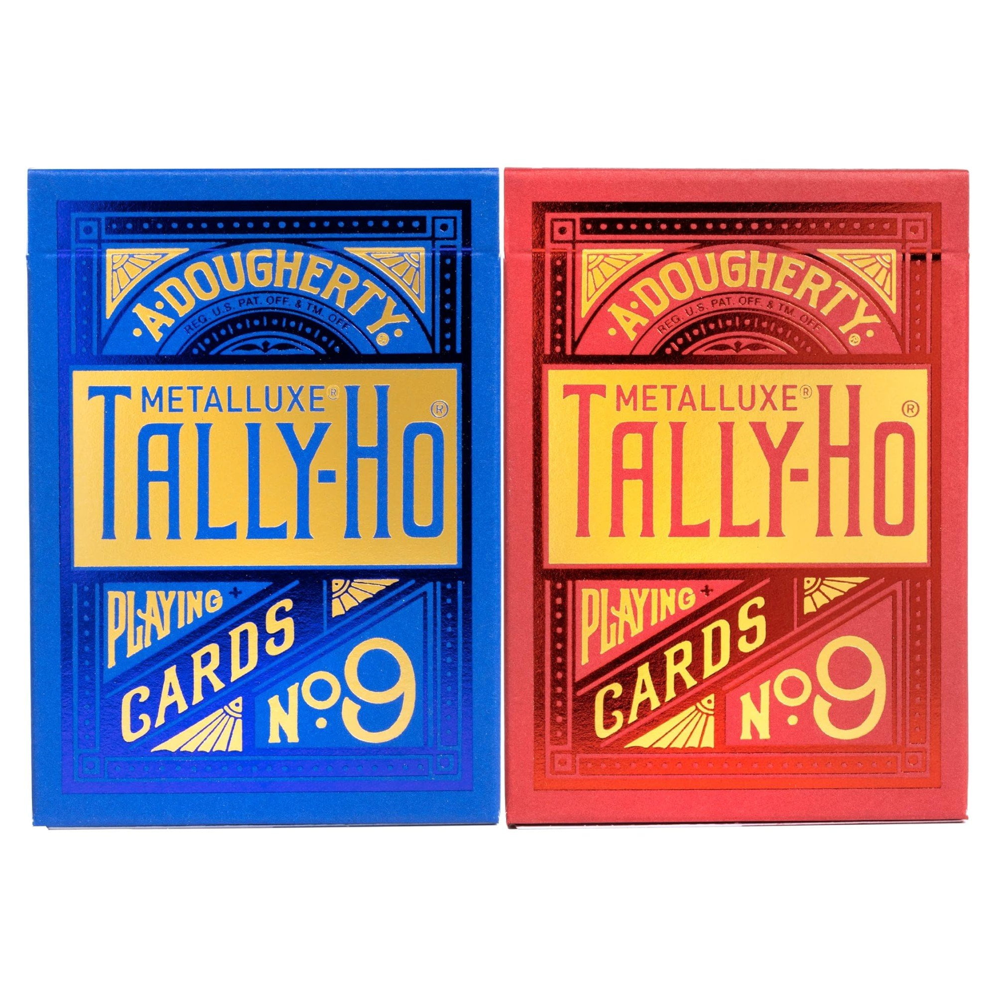 Tally-Ho Playing Cards 4種セット（赤、青、緑、ゴールド