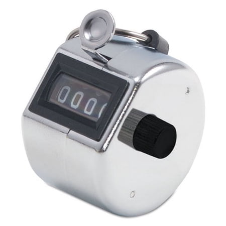 Tally I Hand Model Tally Counter, Registers 0-9999, Chrome | Bundle of 10 Each