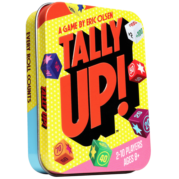 Tally Up! Fast-Paced Push Your Luck Dice Game, Family and Party Game for Kids and Adults, 210 Players, Ages 8+ (Walmart Exclusive)