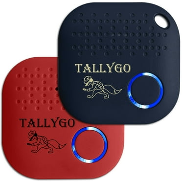 TallyGo Bluetooth Asset Tracker (IOS and Android) Key Finder, Item Locator, Phone Finder, New 2-Pack