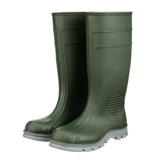 Manufacturer Varies Rubber Boot,Men's,10,Knee,Green,PR 15D832