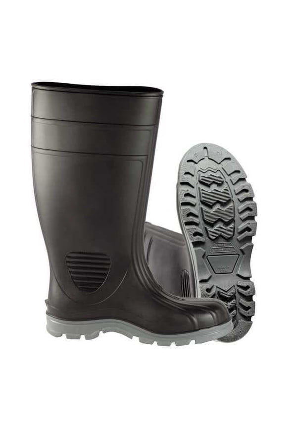 Manufacturer Varies Rubber Boot,Men's,11,Knee,Black,PR 21DL13