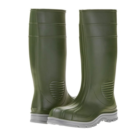 Manufacturer Varies Rubber Boot,Men's,13,Knee,Green,PR 15D835