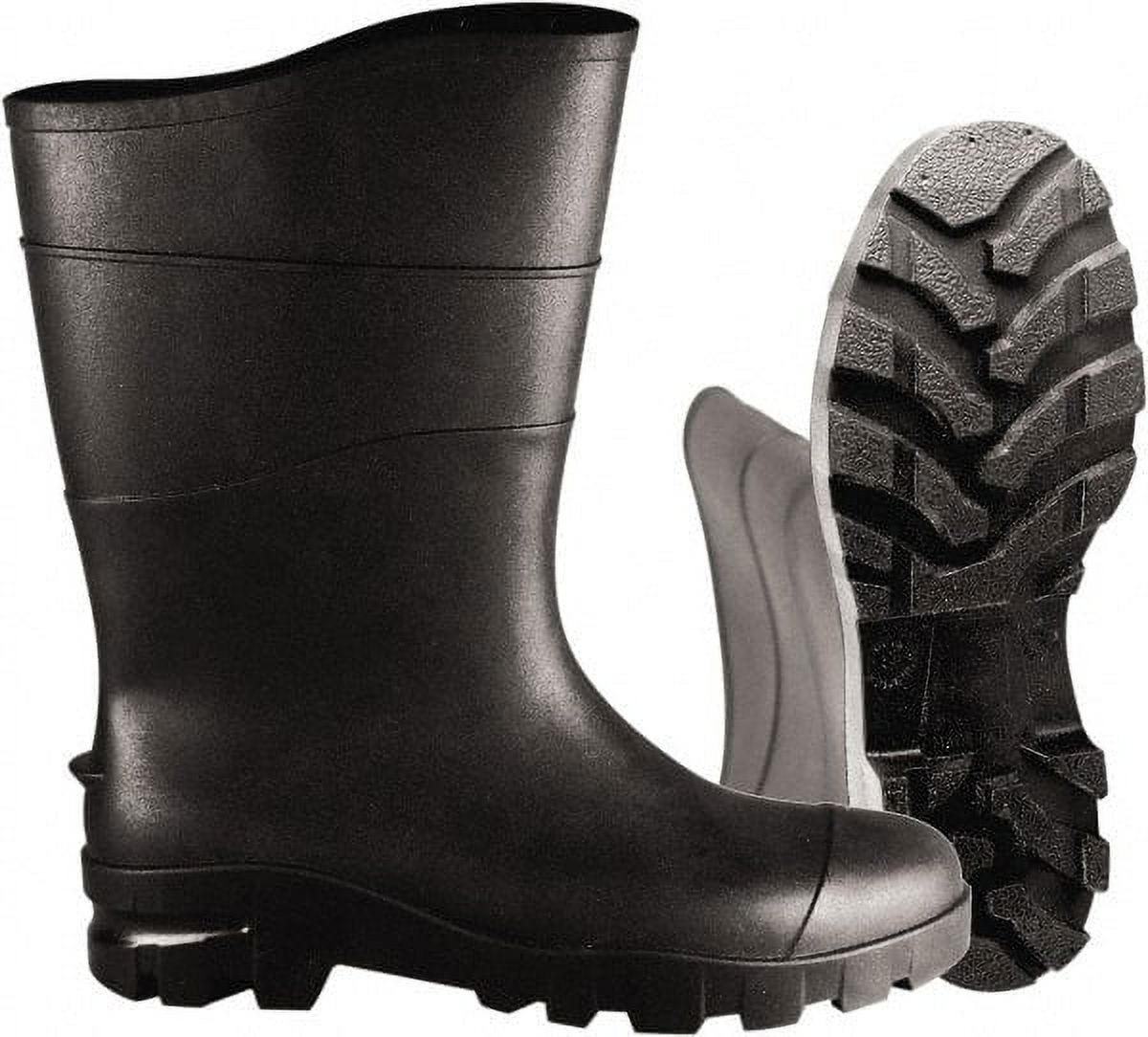 Manufacturer Varies Rubber Boot,Men's,13,Mid-Calf,Black,PR 21A584