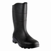 Unisex General Rubber Boot, Plain Toe, 13" Height, Black, 9, PR 29UT84