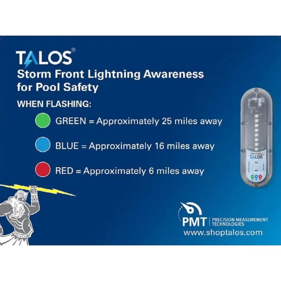 Talos SFD-1824P-MTB Standard Lightning Detector With 18x24 Sign