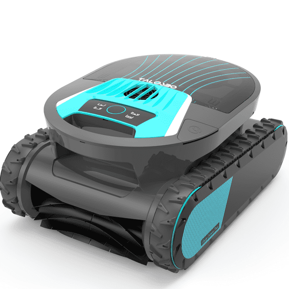 Talosbo Pleco Pro Cordless Robotic Pool Vacuum Cleaner Automatic Pool Robot with Wall Climbing for Inground Pools Floors Walls and Waterlines,App Control,210 Min Runtime