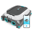 thumbnail image 1 of Talosbo SK01 Solar-Powered Robotic Pool Skimmer Automatic Pool Surface Cleaning with App Control, Obstacle Avoidance &Temperature Sensor, 1 of 9