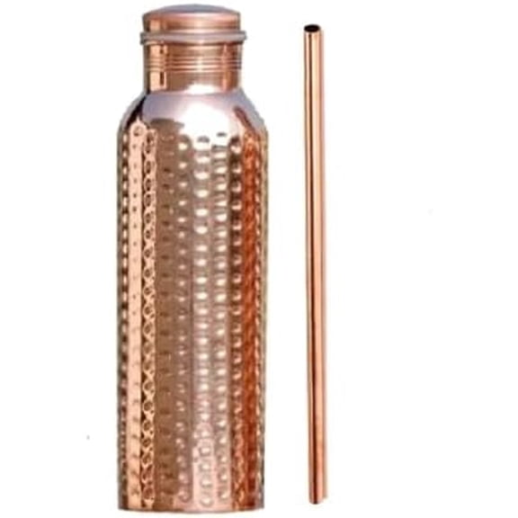 Taluka Antique Hammered Copper 1000 ml Water Bottle