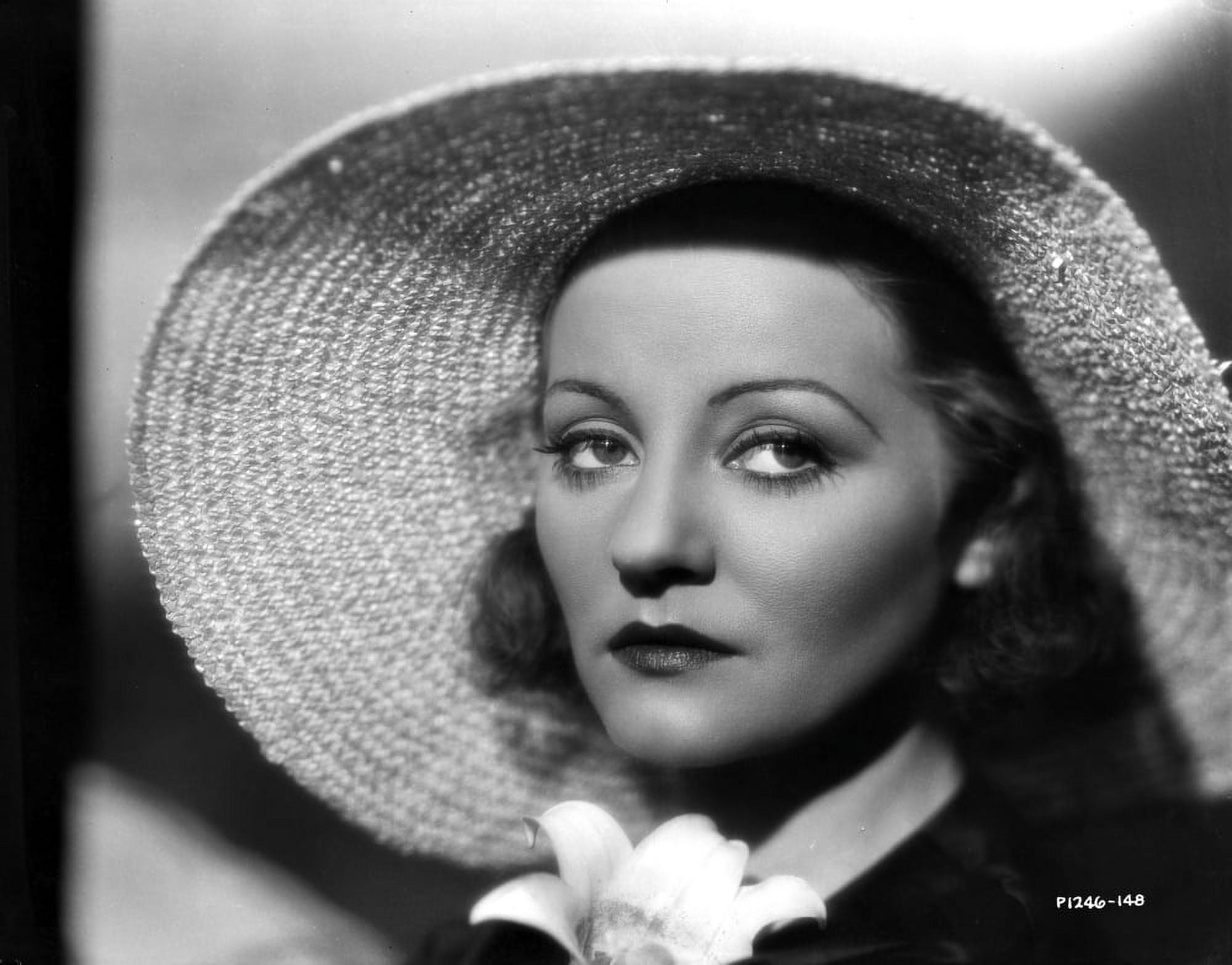 Talullah Bankhead on a Hat Portrait Photo Print (24 x 30)