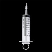 Taluosi 100ml Disposable Plastic Hydroponics Nutrient Sterile Measuring Syringe Injector