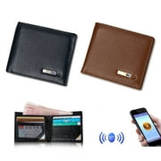 Taluosi Fashion Men Smart Faux Leather Bluetooth Location Wallet Anti-lost GPS Purse