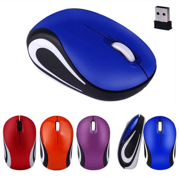Taluosi Portable PC Notebook 800/1200DPI USB 3 Keys Optical 2.4G Mini Wireless Mouse