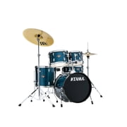 Tama Imperialstar 5 Piece Drum Set with Cymbals 18" Bass Hairline Blue