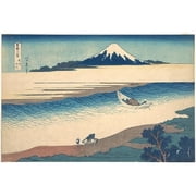 Tama River in Musashi Province Bushu Tamagawa, from the series Thirty-six Views of Mount Fuji Fugaku