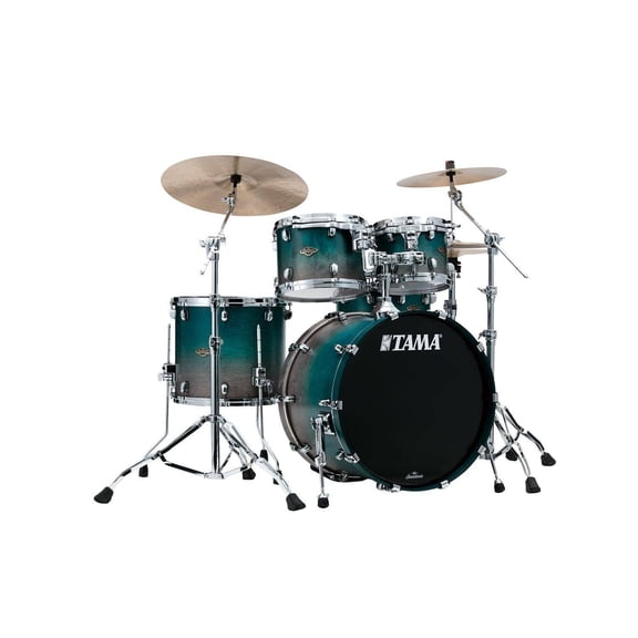 Tama Starclassic Walnut/Birch 4-Piece Shell Pack (Satin Sapphire Fade, Lacquer)