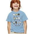 thumbnail image 1 of Tama and Friends Group Names Kids T Shirt for Youth Boys and Girls, Light Blue, Large, 1 of 5