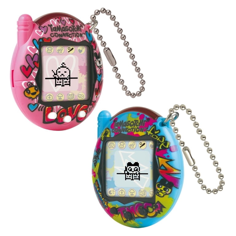 Tamagotchi Connection True Friends - Blue Graffiti and Pink
