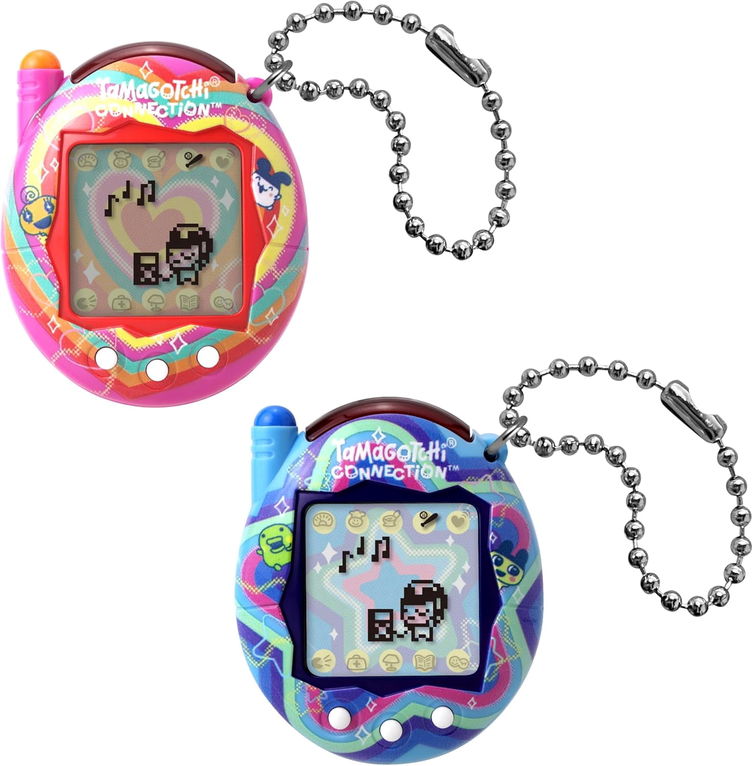 Tamagotchi Connection True Friends - Heart Aura and Star Aura