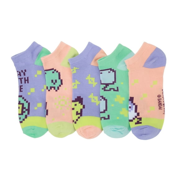 Tamagotchi Pets Play With Me Women's 5-Pair Ankle Socks