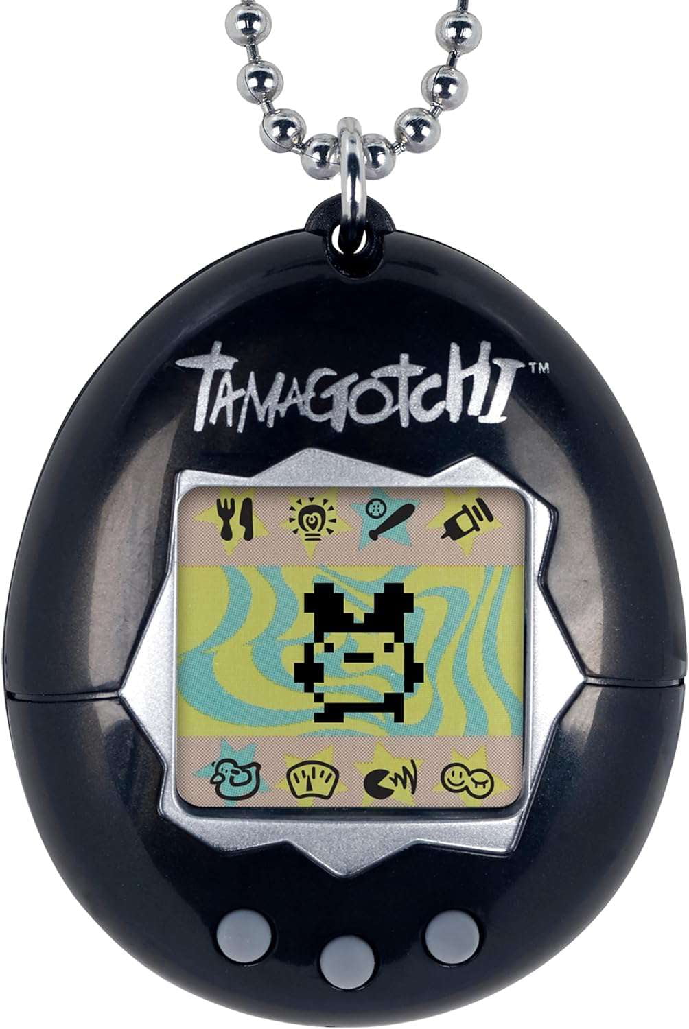Tamagotchi Original Virtual Pet Toy - Black with Silver Tamagotchi Original Virtual Pet Toy - Black with Silver