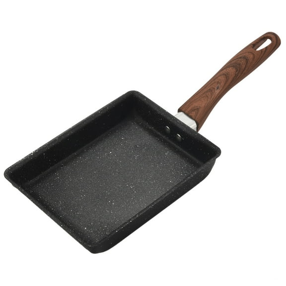 Tamagoyaki Pan Japanese Omelette Pan, Non-Stick Coating Square Egg Frying to Make Omelets or Crepes