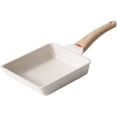 thumbnail image 1 of Tamagoyaki Pan,Japanese Omelette Pan,White Egg Pan, Non Stick Rectangle Pan,Small Frying Pan 6 X 7 Inch, 1 of 4
