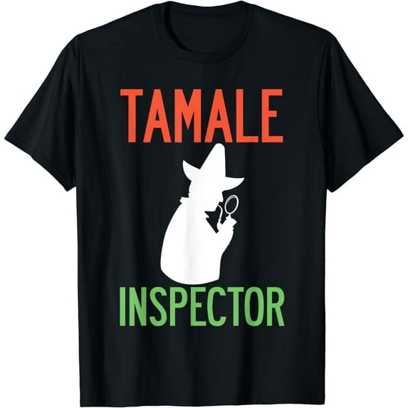 Tamale Inspector Mexican Holiday Christmas Food Champurrado T-Shirt