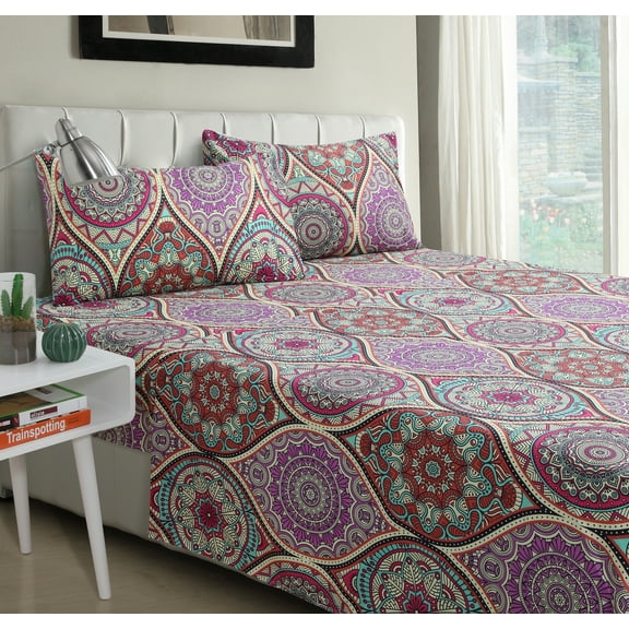 Tamara 3-piece Sheet Set Purple Twin