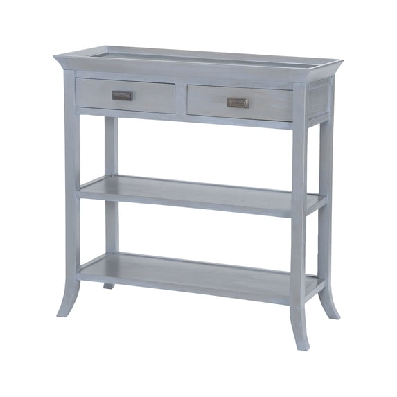 Sterling Home Office Indoor Decorative Tamara Console Table In Gravesend Grey