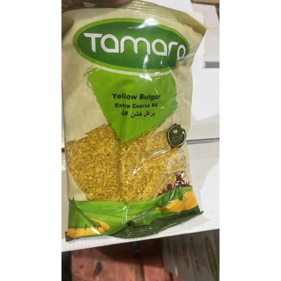 Tamara Yellow Bulgur Extra Coarse #4, 2lb - Authentic Whole Grain - 1 Pc