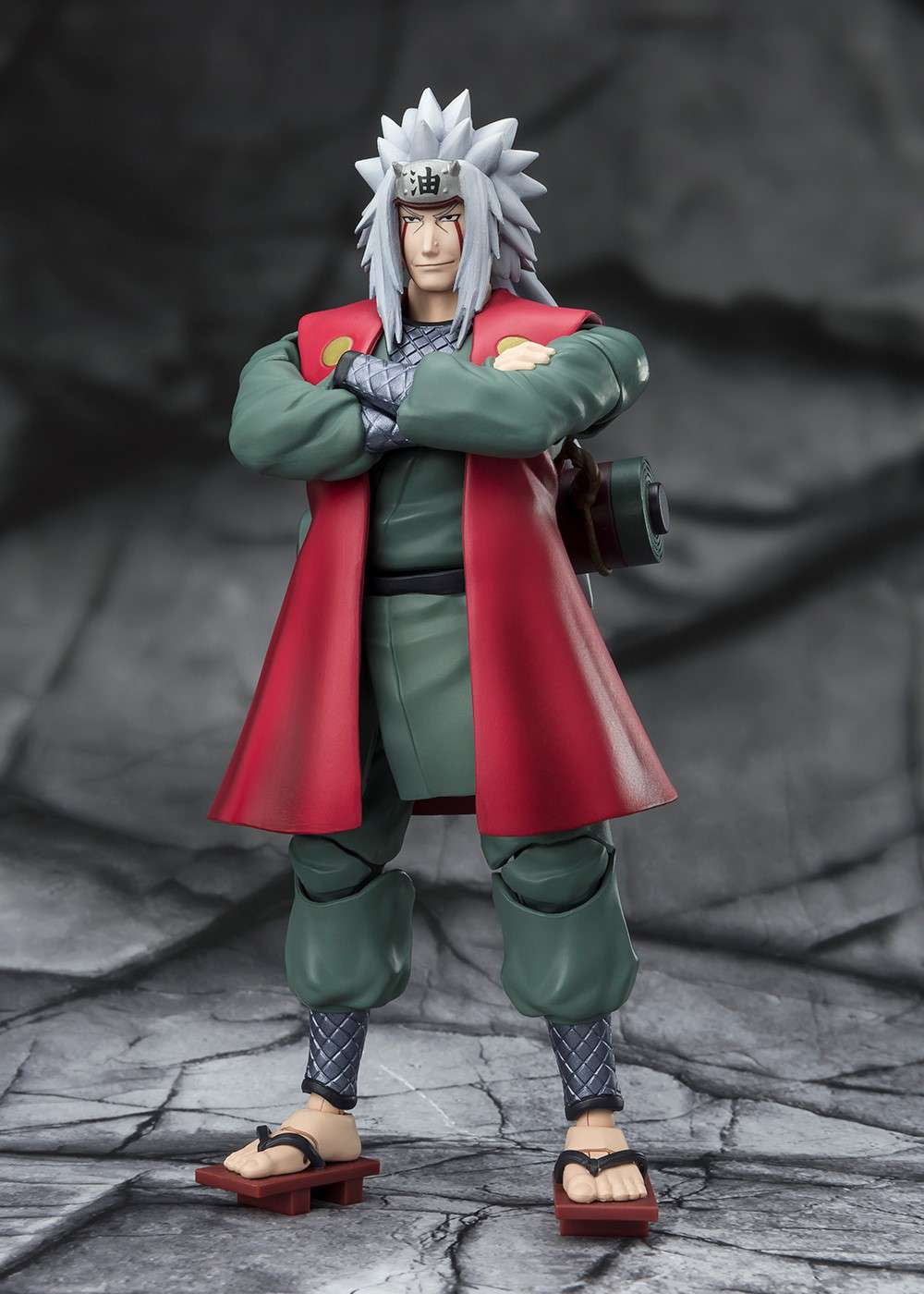 Tamashii Nations Naruto S.H.Figuarts Jiraiya Action Figure, 7.5 x 3.75 x 6.5 in, Plastic Multicolor