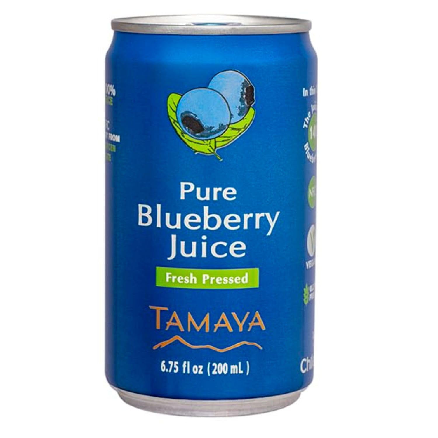 Tamaya 100 Pure Blueberry Juice, NFC, Not From Concentrate, 140 Fresh
