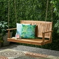 thumbnail image 1 of Outdoor Patio Furniture Sets, TAMBORA PORCH SWING, Teak Garden Patio Furniture Sets,Wood+Metal Outdoor Furniture Sets, Garden & Outdoor, Outdoor & Patio Furniture, Patio Furniture Sets TAMBORA PORCH, 1 of 11