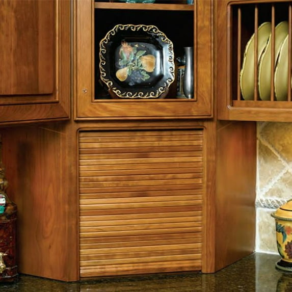 Tambour Door Kit, Red Oak Veneer, 24"w x 18-1/2"H