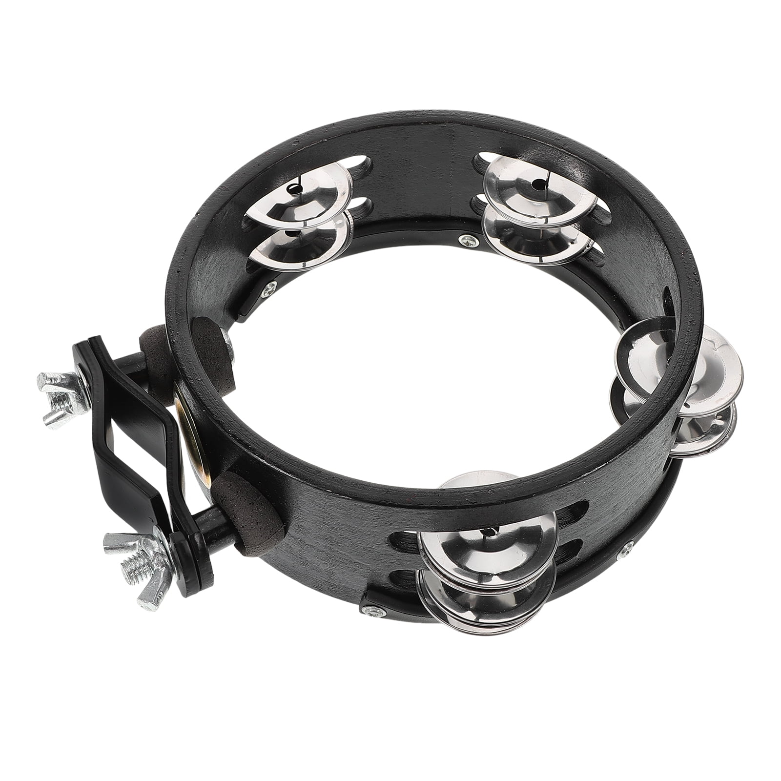Tambourine Bell Percussion Child 19.20X15.00X4.90CM Black