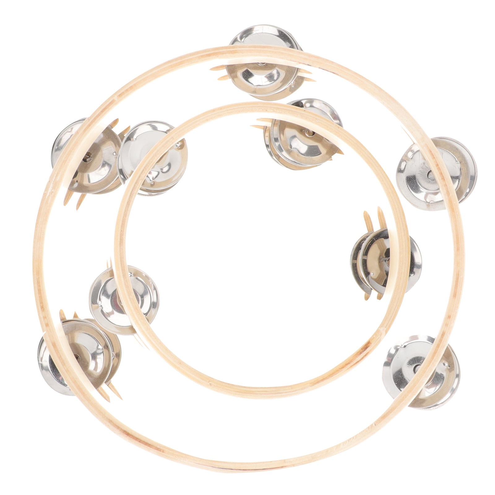 Baby Tambourine Lovely Wooden Tambourine Drum Musical Instrument Kids